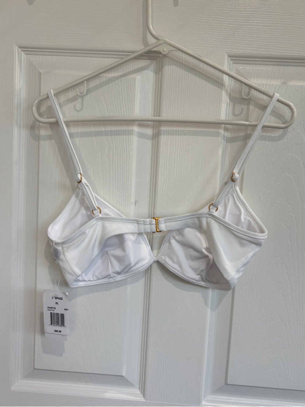 L Space Helena Bikini Top in White - Picture 4 of 5